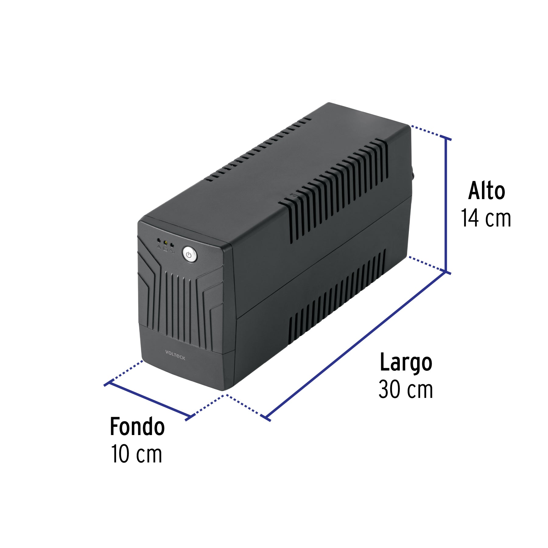 No Break 500 VA / 240 W con 4 contactos, Volteck