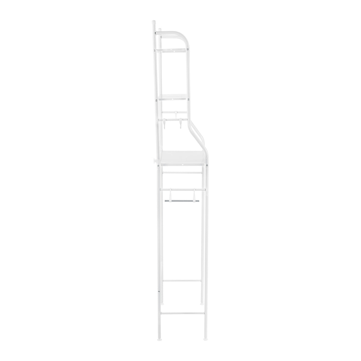 Mueble organizador blanco para baño con 3 repisas, Basic