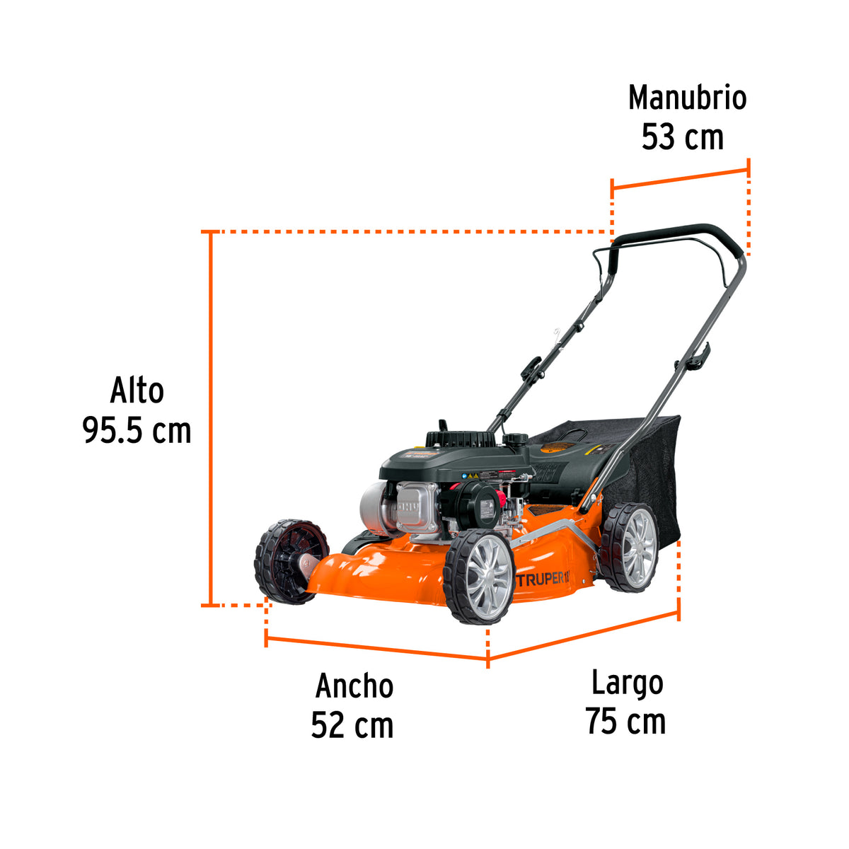 Podadoras con motor a gasolina, 4HP, de 18"