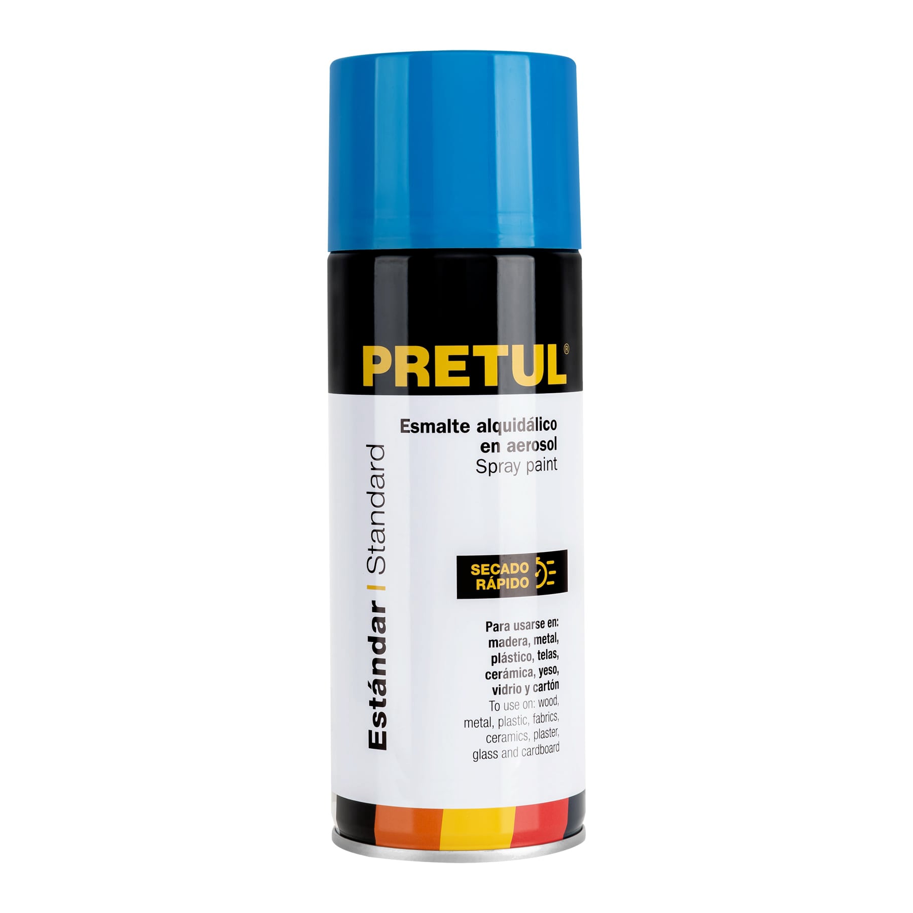 Pintura (Esmalte acrílico) en aerosol, azul holandés, Pretul
