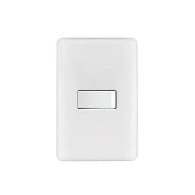 Placa armada con 1 interruptor de 3 vías, Volteck Basic