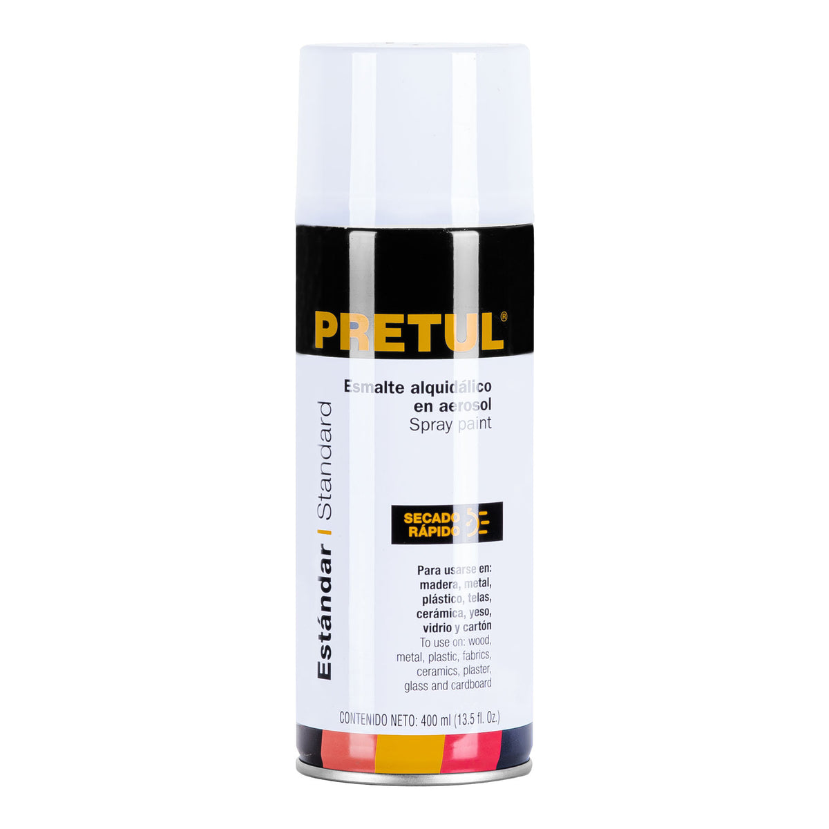 Pintura (Esmalte acrílico)en aerosol,blanco brillante,Pretul