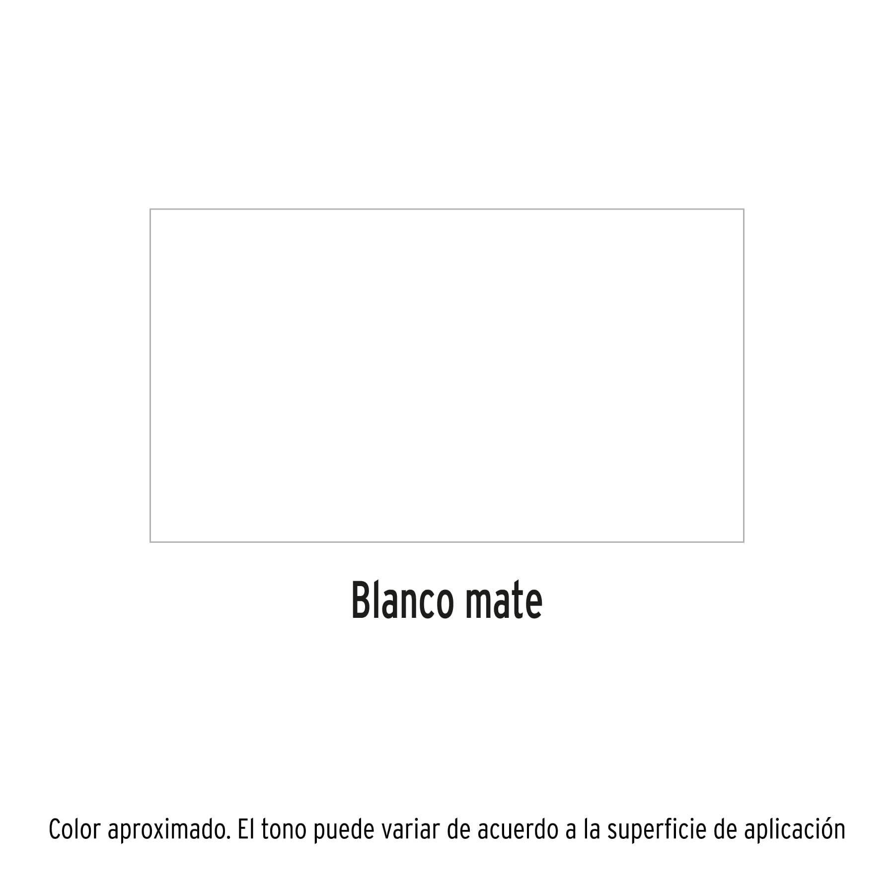 Pintura (Esmalte acrílico) en aerosol, blanco mate