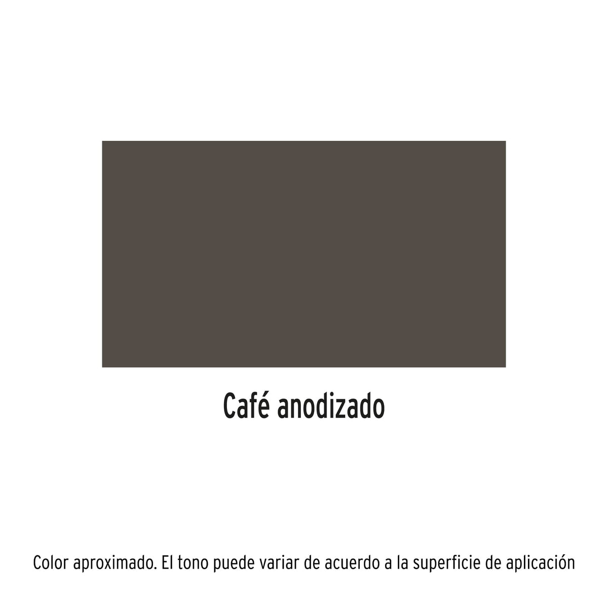 Pintura (Esmalte acrílico) en aerosol, café anodizado