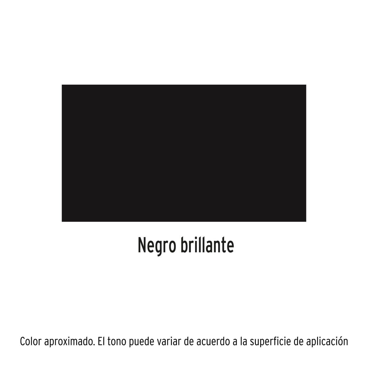 Pintura (Esmalte acrílico) en aerosol, negro brillante