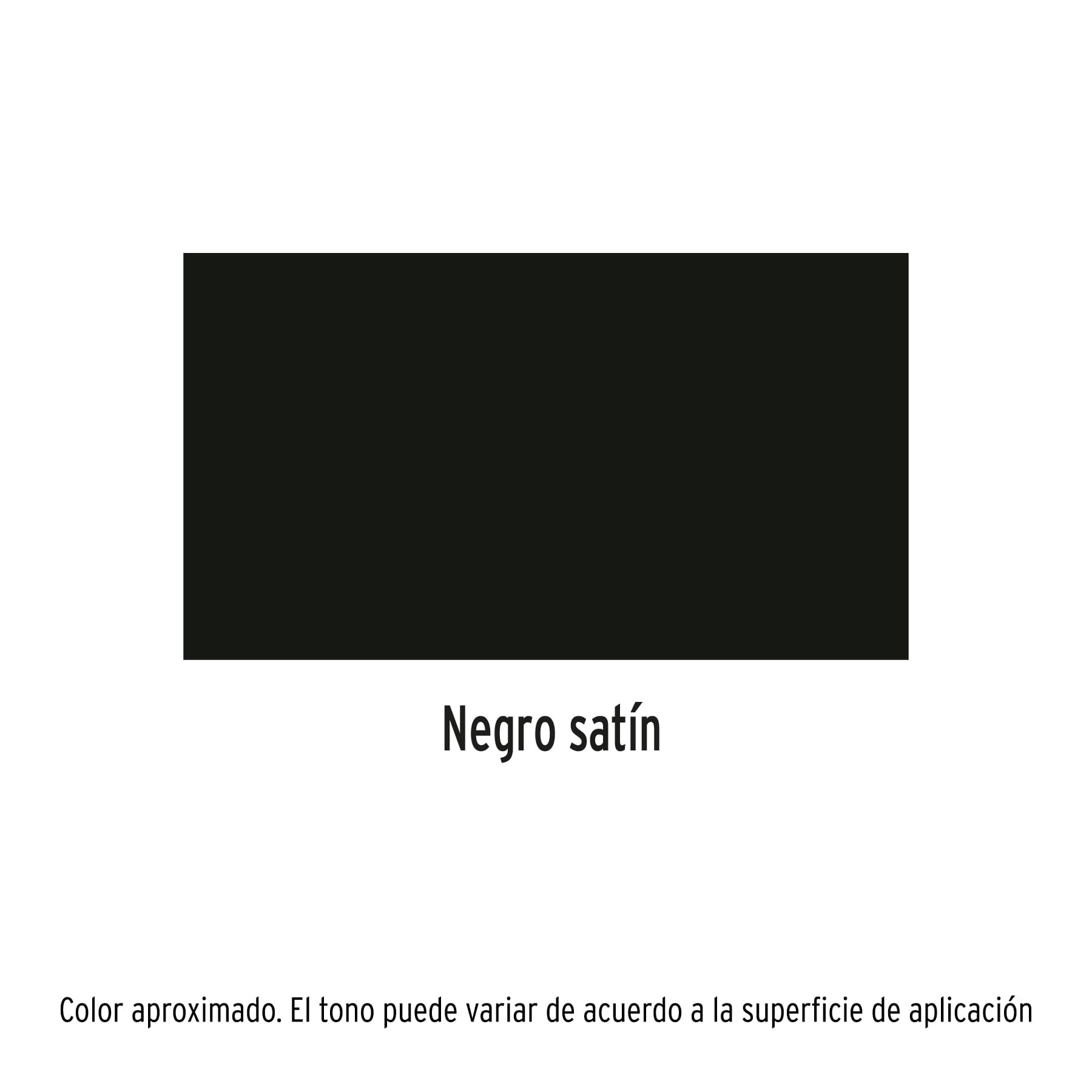 Pintura (Esmalte acrílico) en aerosol, negro satin