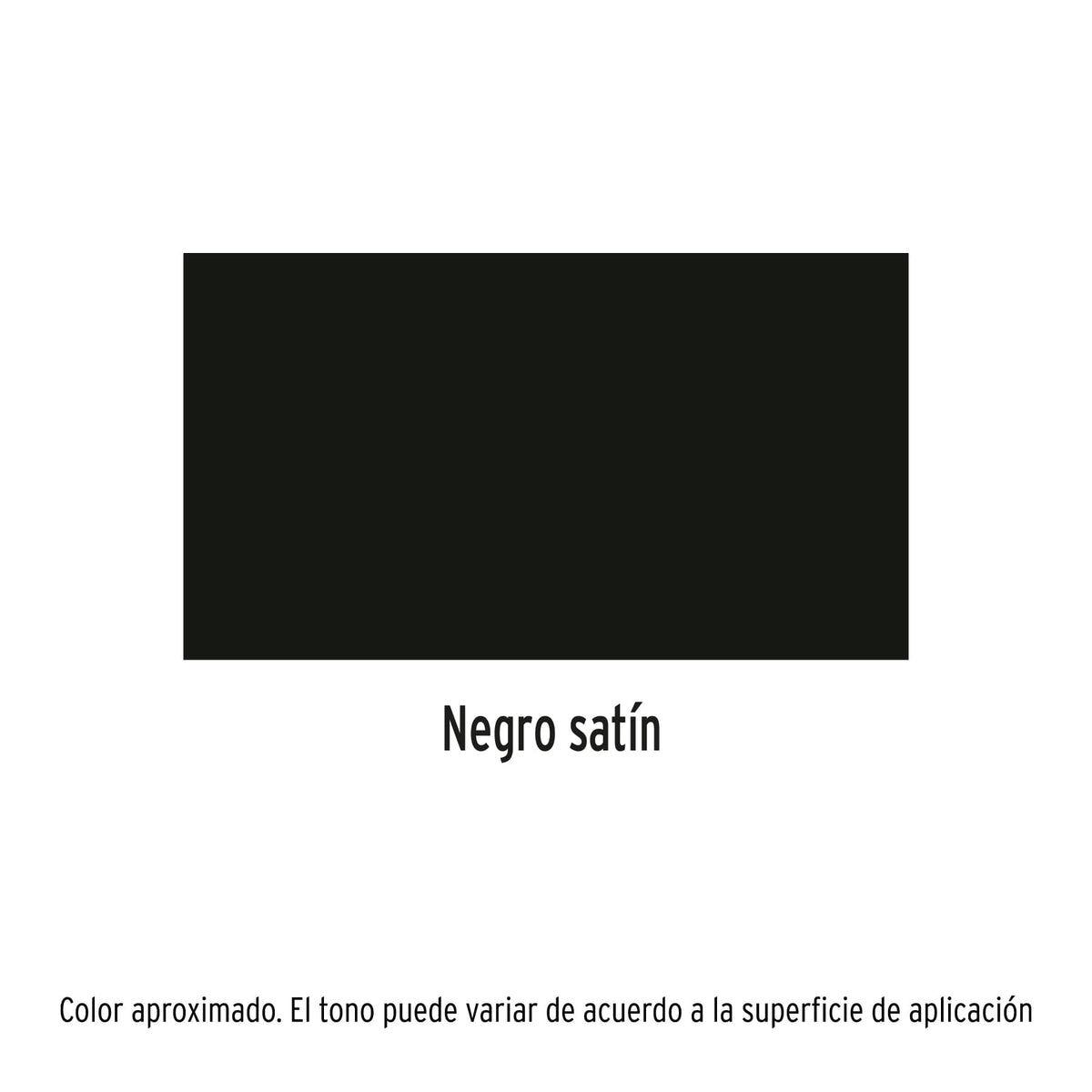 Pintura (Esmalte acrílico) en aerosol, negro satin