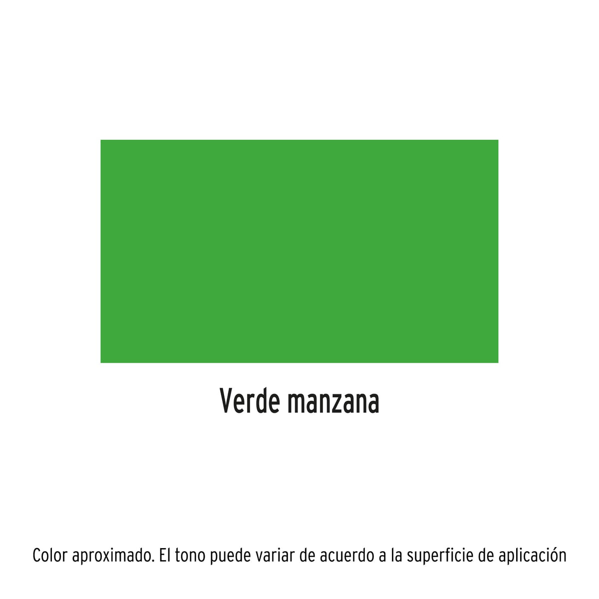 Pintura (Esmalte acrílico) en aerosol, verde manzana