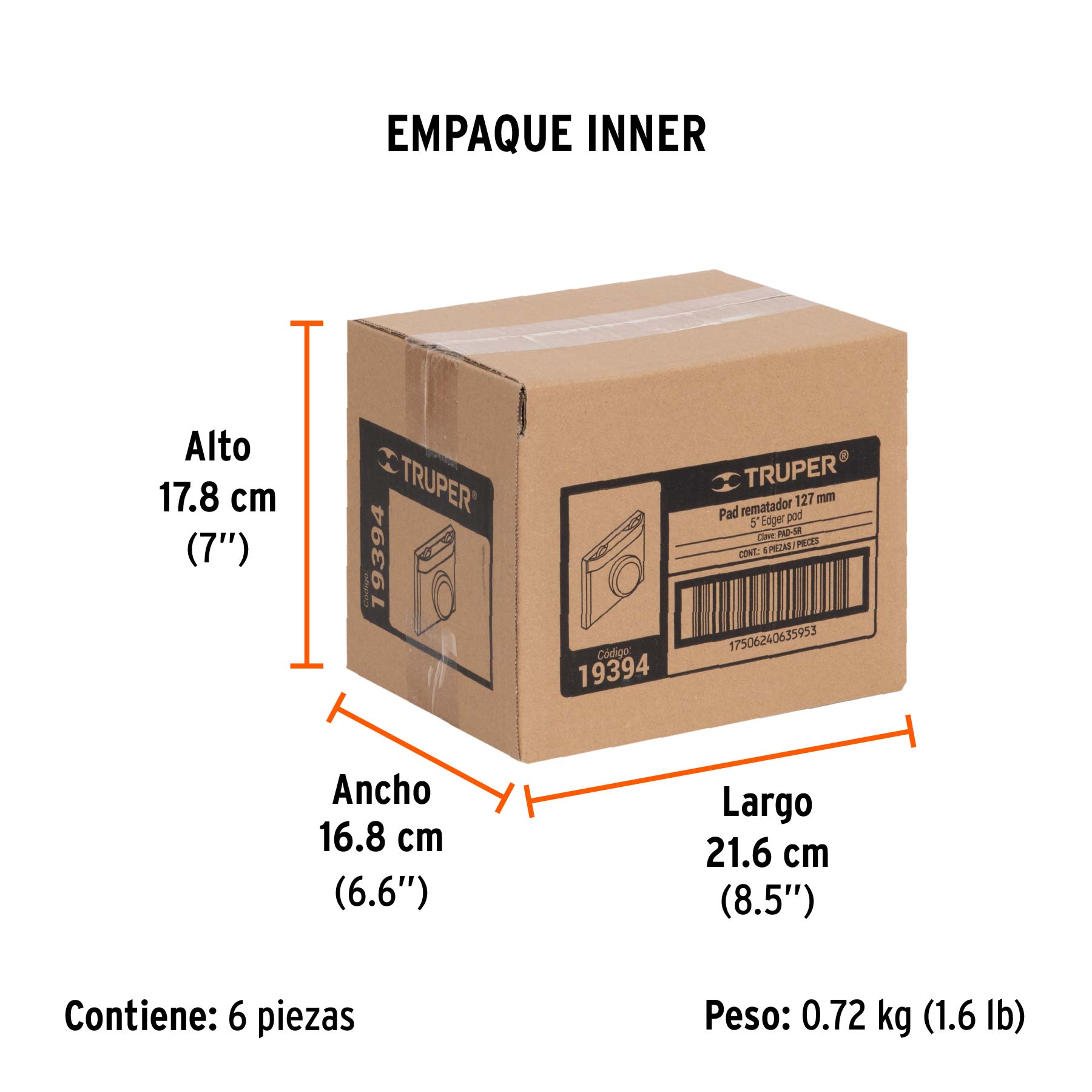 Pad rematador 5"