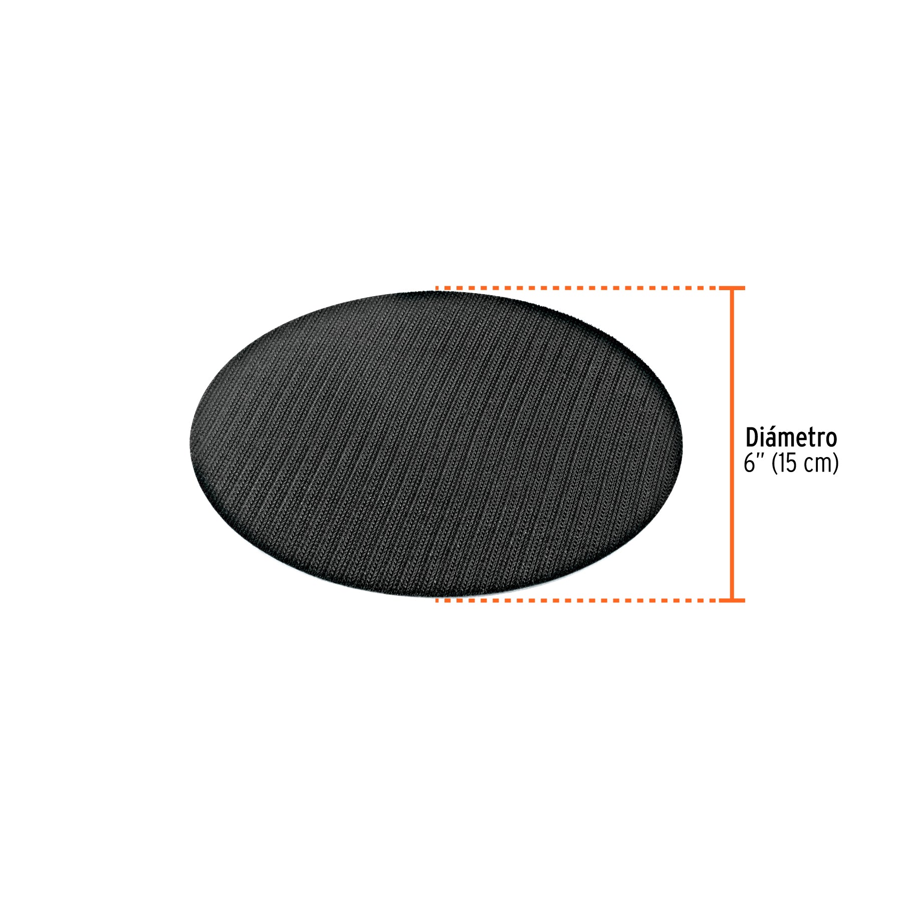 Pad para lijadora neumática tpn-861, de velcro