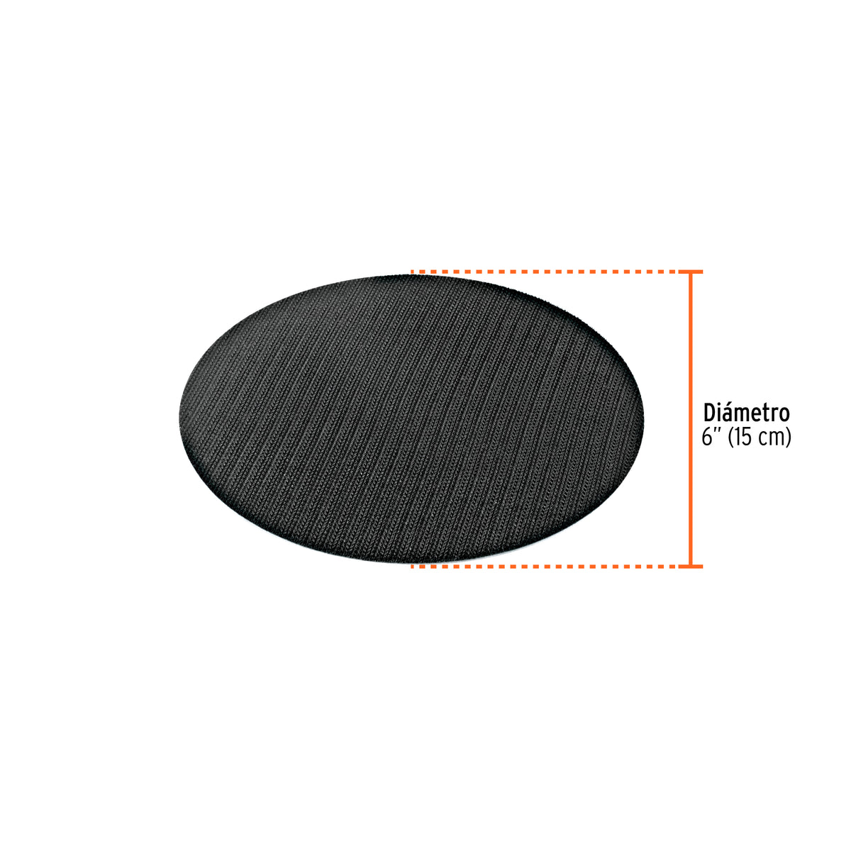Pad para lijadora neumática tpn-861, de velcro