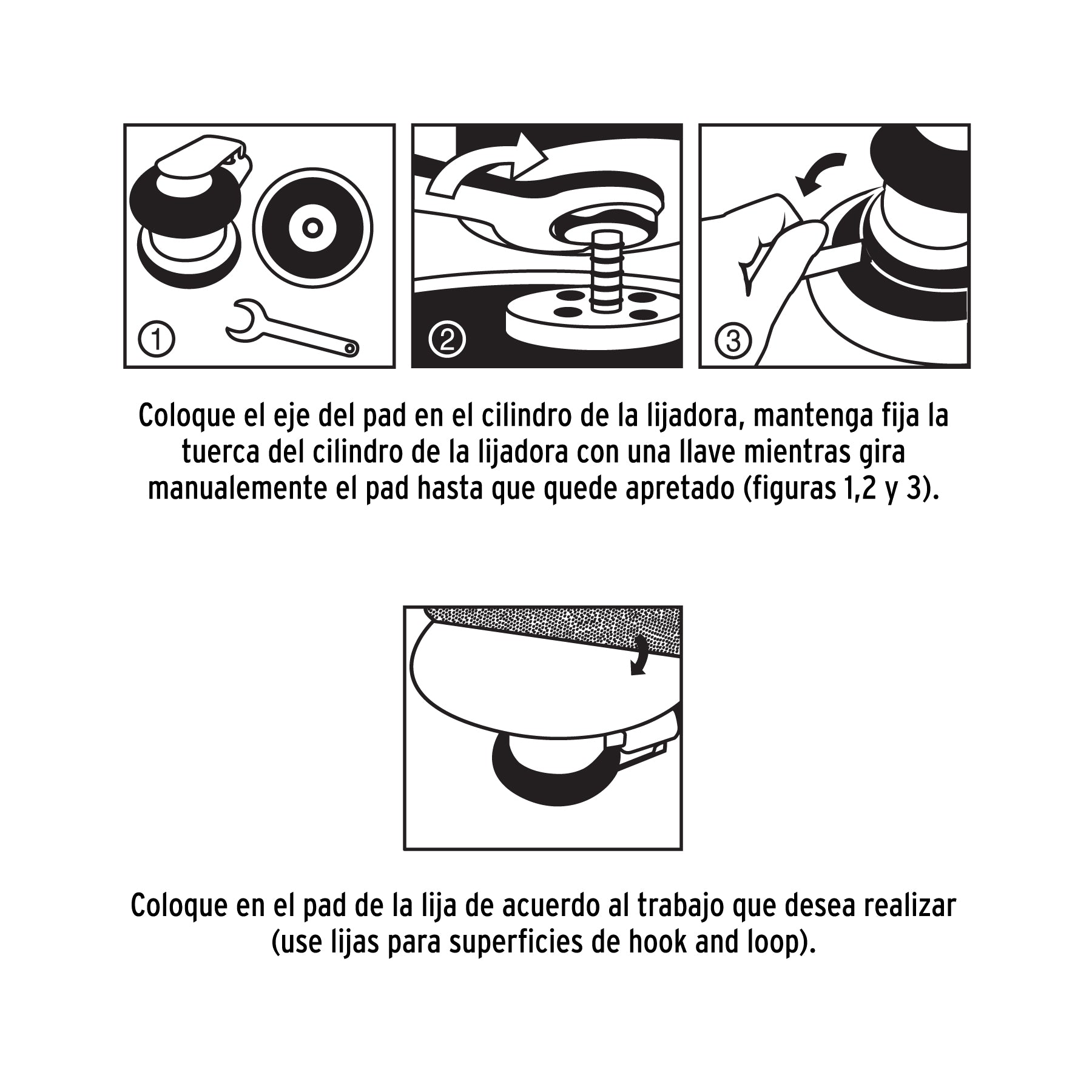 Pad para lijadora neumática tpn-861, de vinil