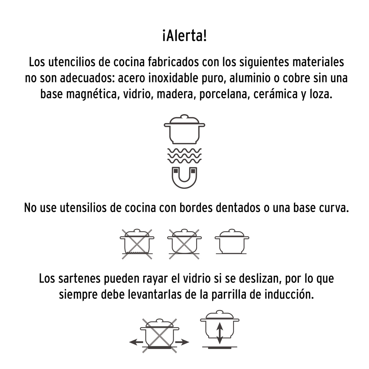 Parrilla inducción empotrable 30cm, 2 quem, vidrio, Riviera