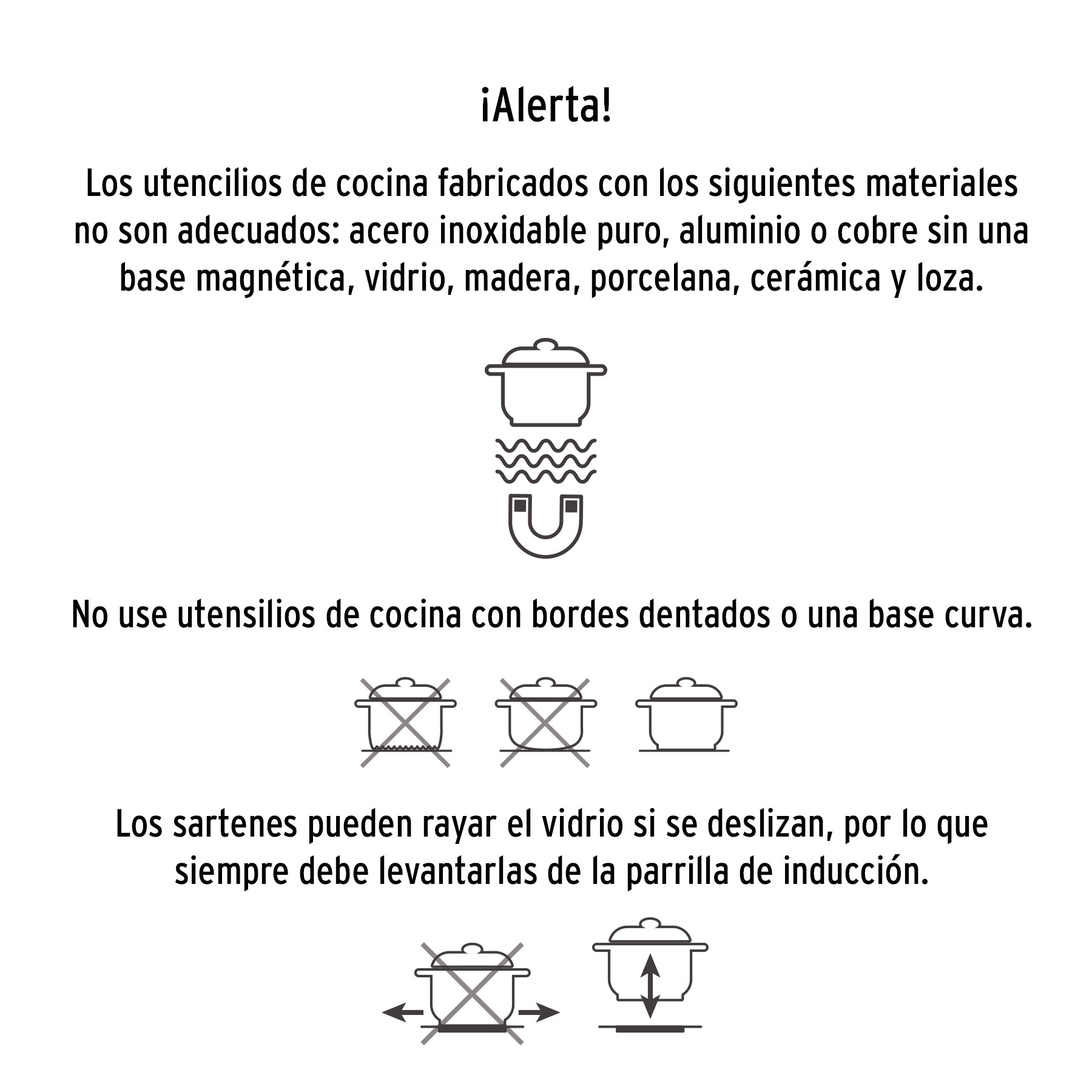 Parrilla inducción empotrable 60cm, 4 quem, vidrio, Riviera