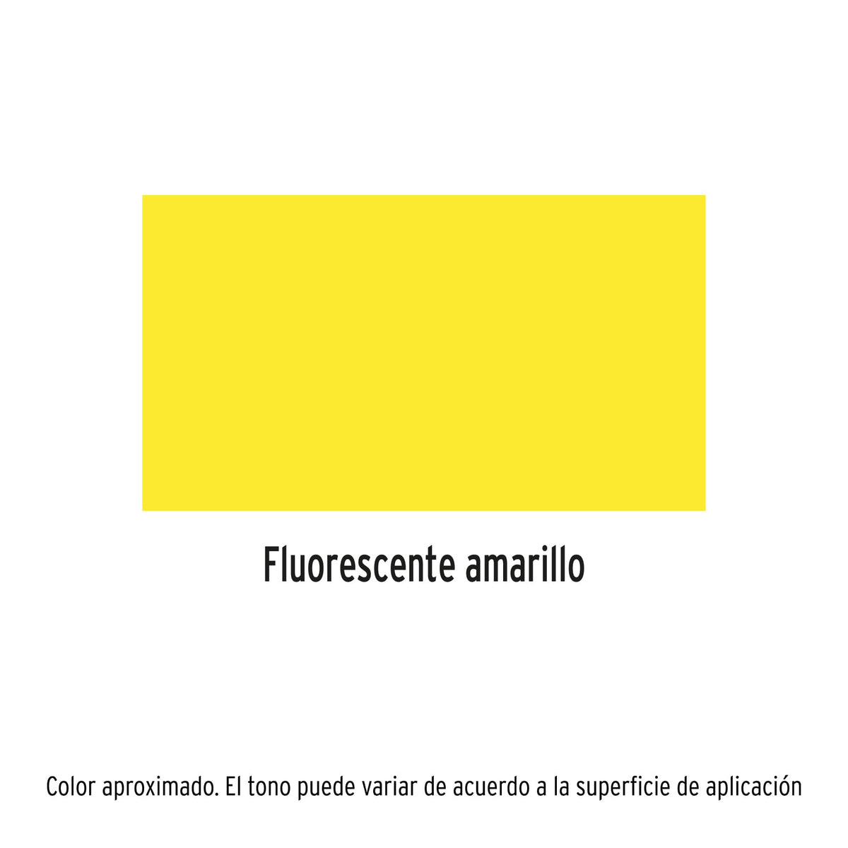 Pintura (Esmalte acrílico) en aerosol, fluorescente,amarillo