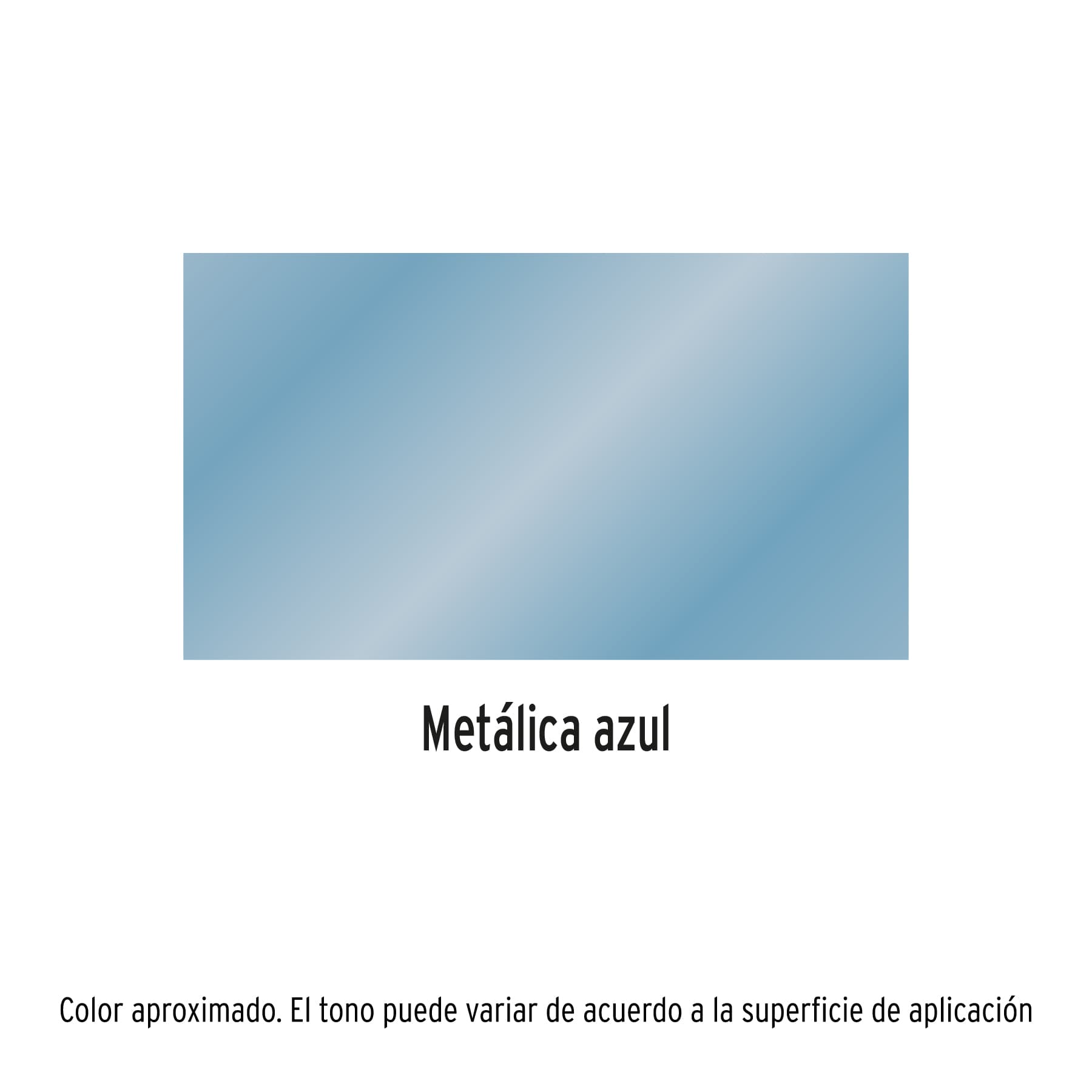 Pintura (Esmalte acrílico) en aerosol, metálica, azul