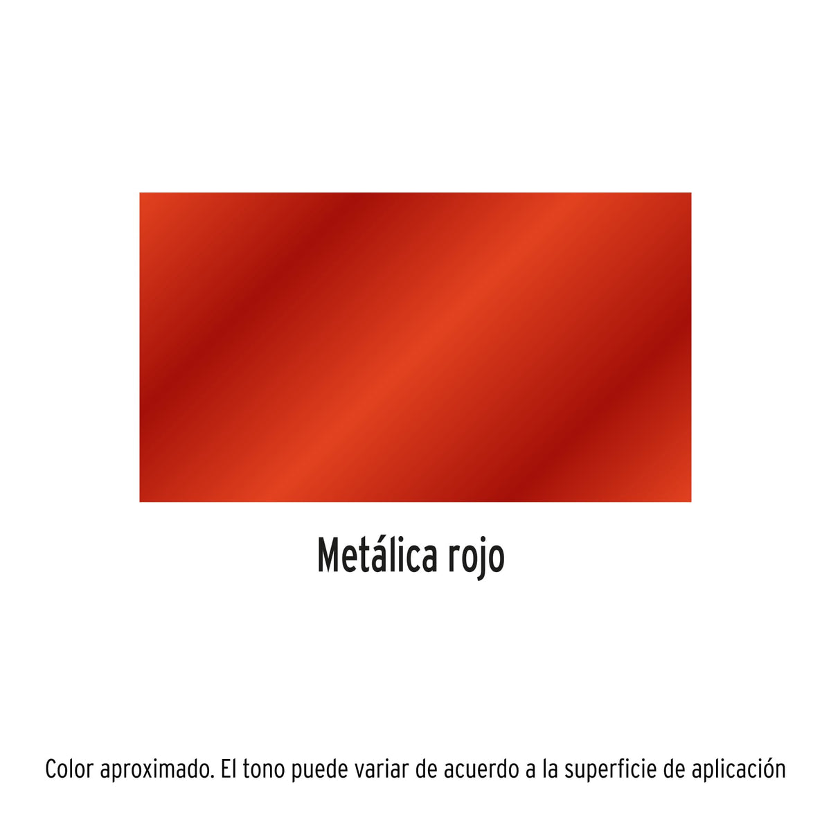 Pintura (Esmalte acrílico) en aerosol, metálica, rojo
