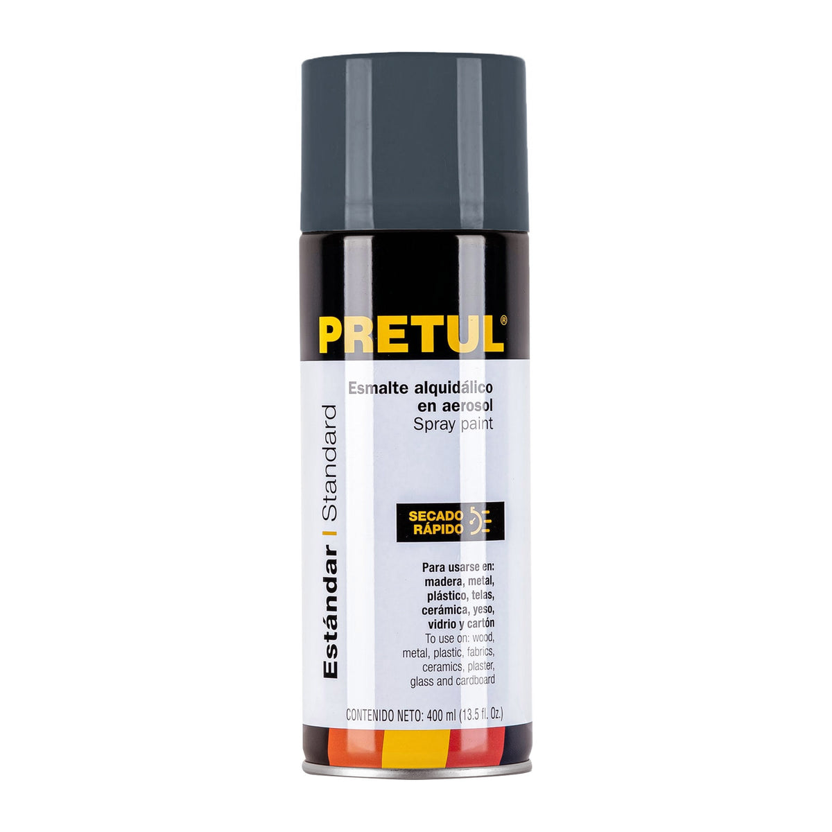 Pintura (Esmalte acrílico) en aerosol, gris primario,Pretul