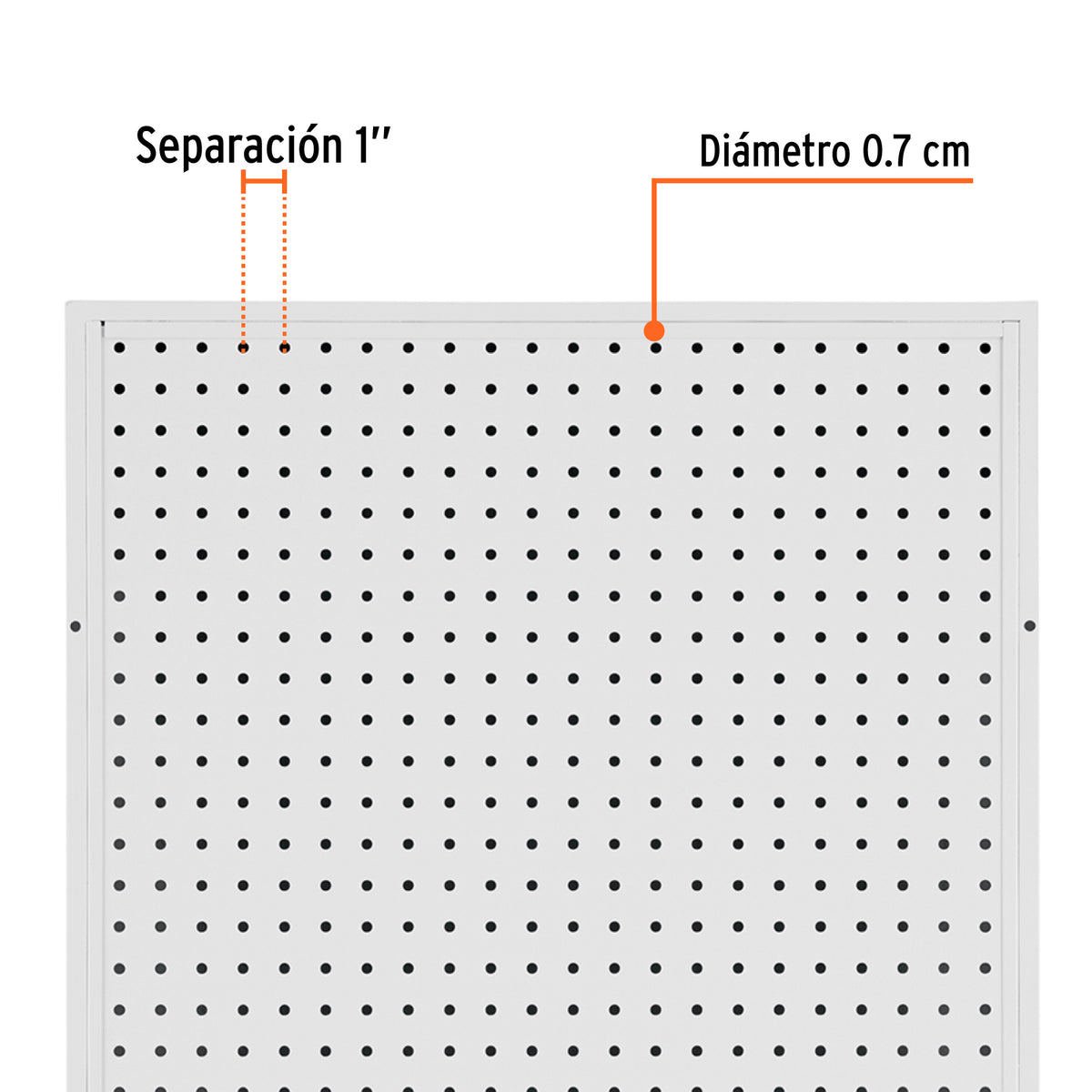 Panel perfocel 60 x 120 cm