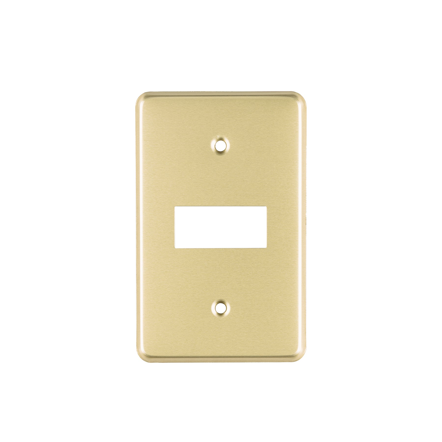 Placa 1 módulo, de aluminio, línea Económica