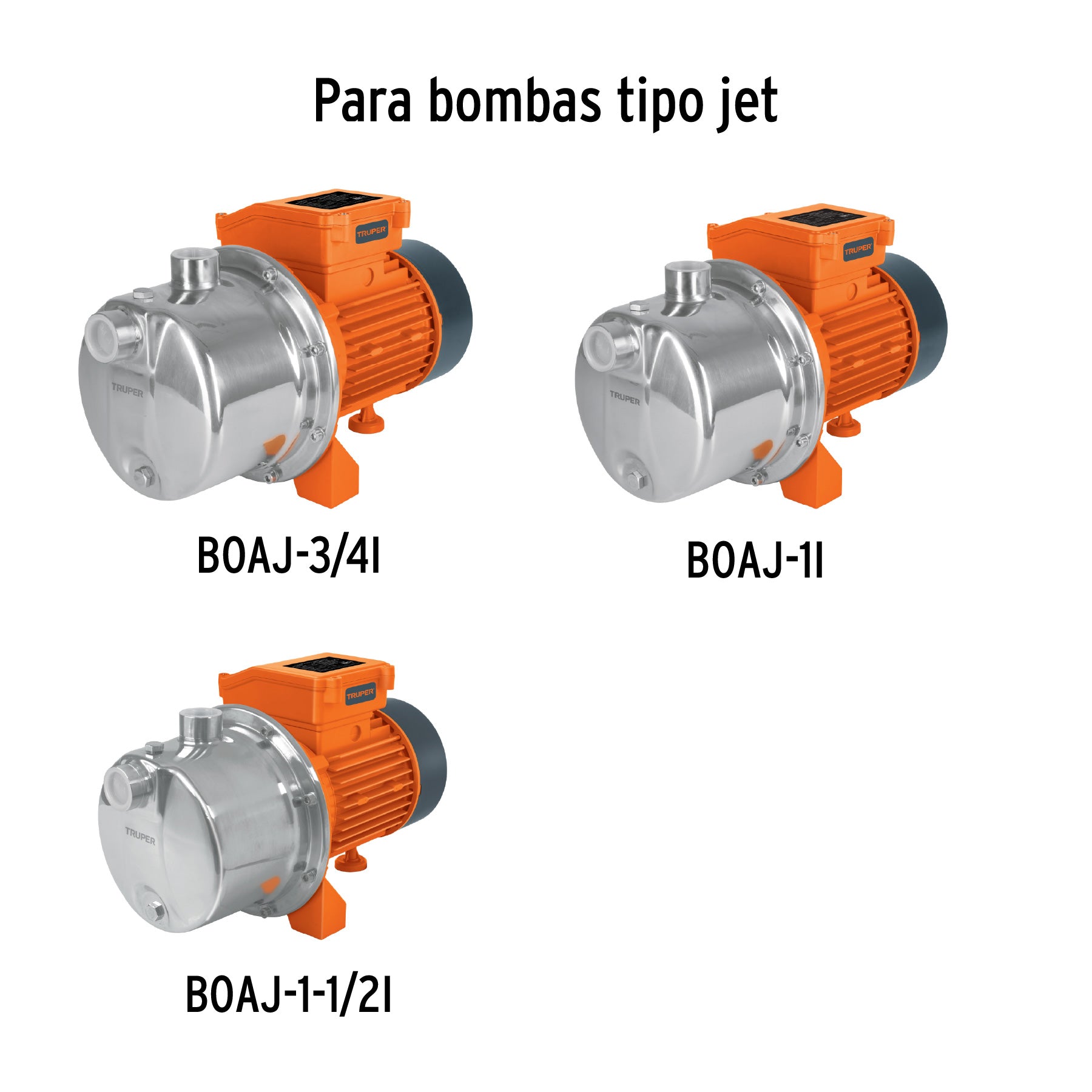 Pata niveladora para bombas tipo jet acero inox, Truper