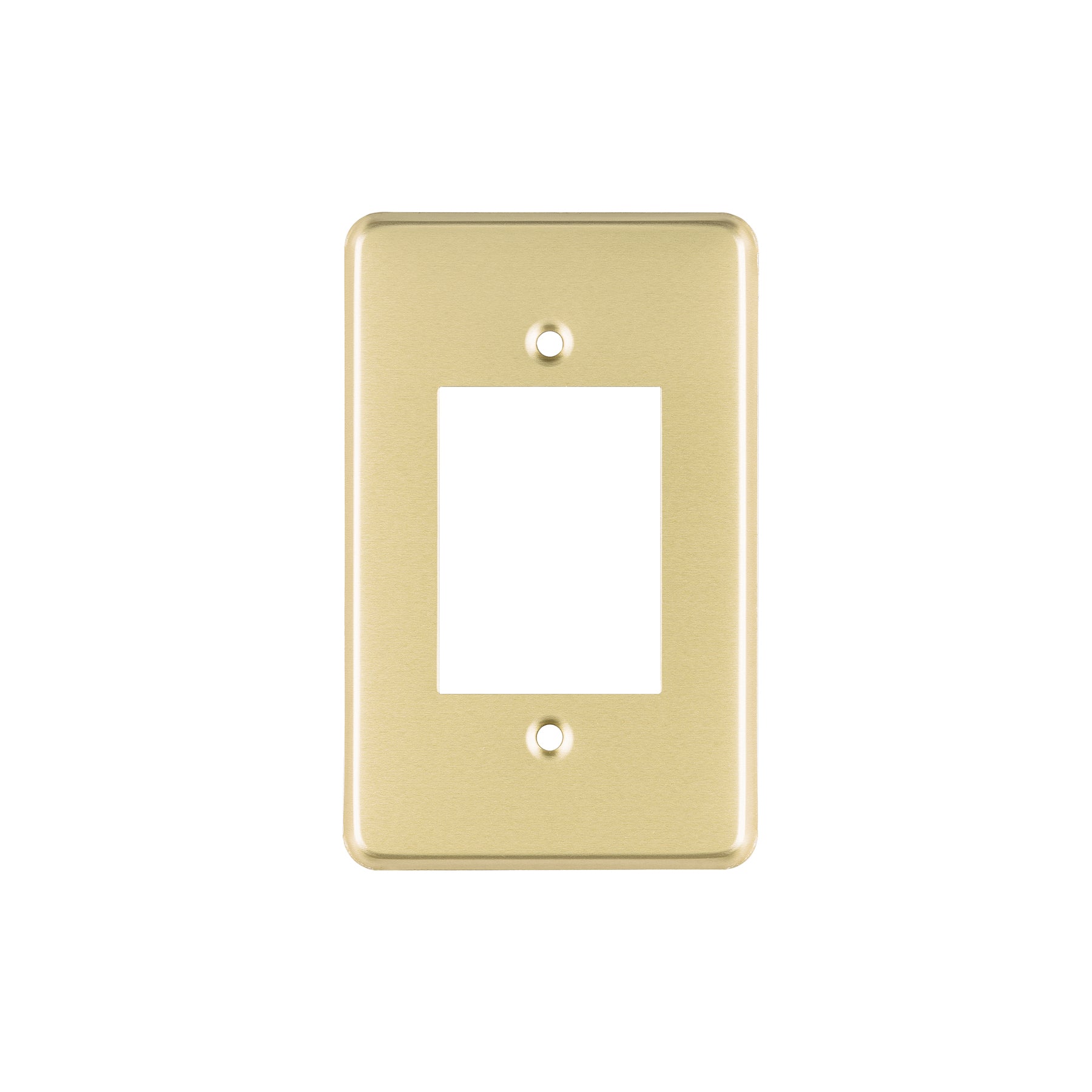 Placa 3 módulos, de aluminio, línea Económica