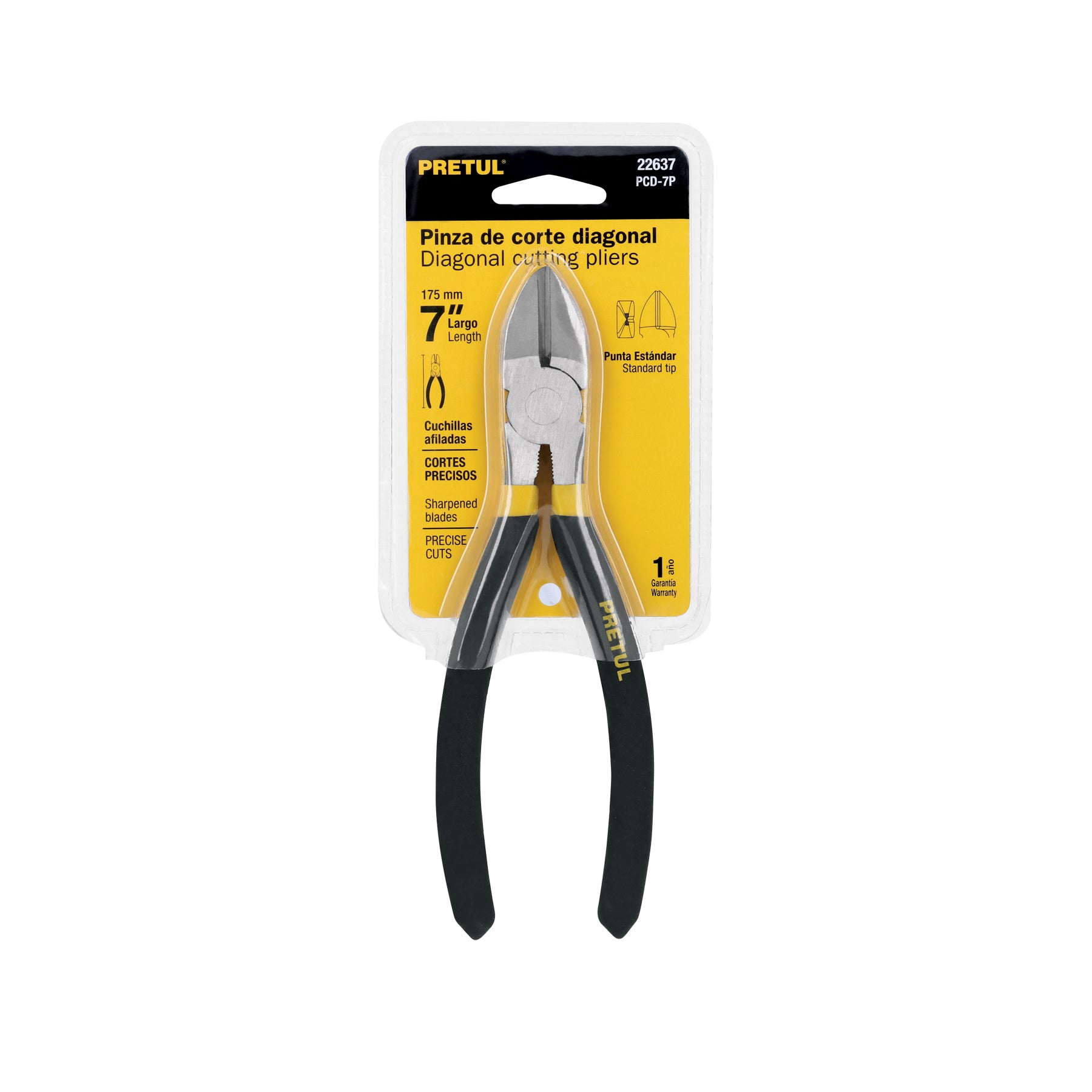 Pinza de corte diagonal 7", pretul