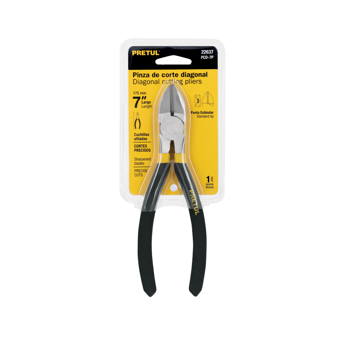 Pinza de corte diagonal 7", pretul