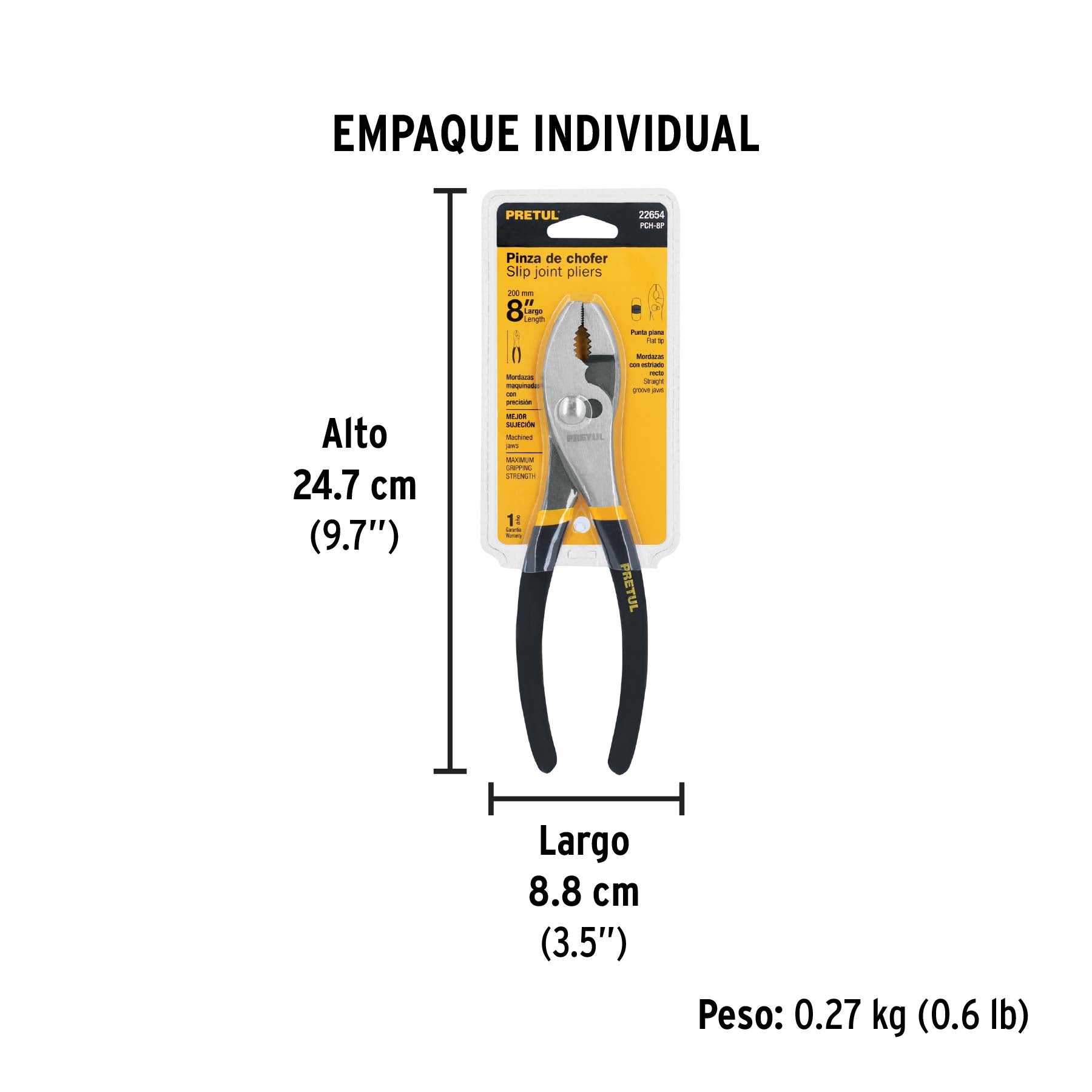 Pinza de chofer 8", pretul
