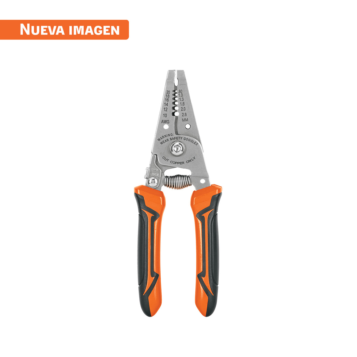 Pinza pelacables 6", 6 medidas