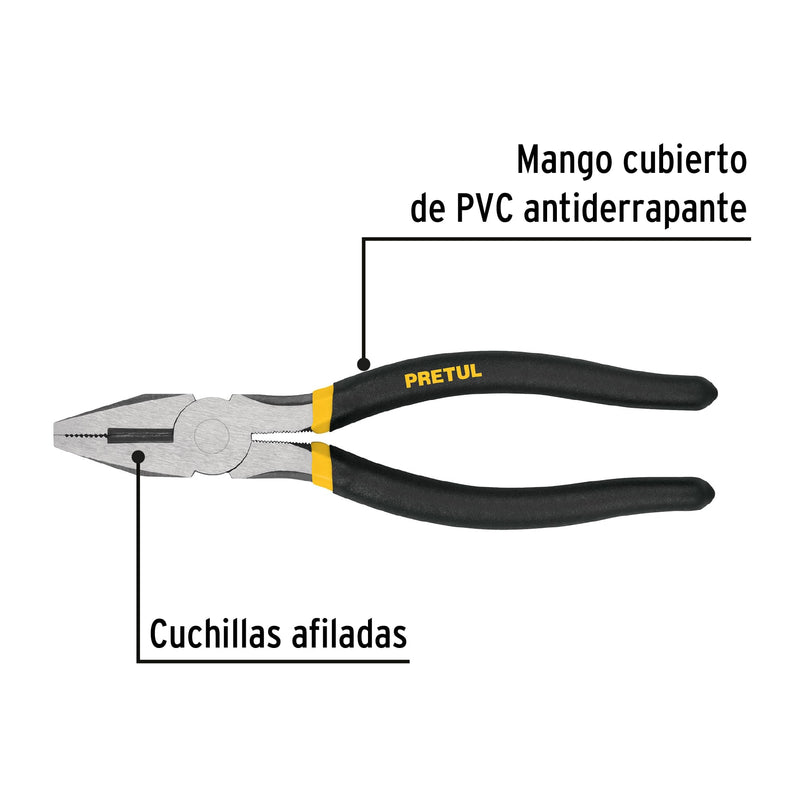 Pinza ligera de electricista 8", Pretul a granel