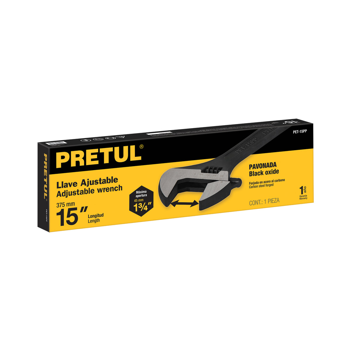 Perico pavonado 15", Pretul