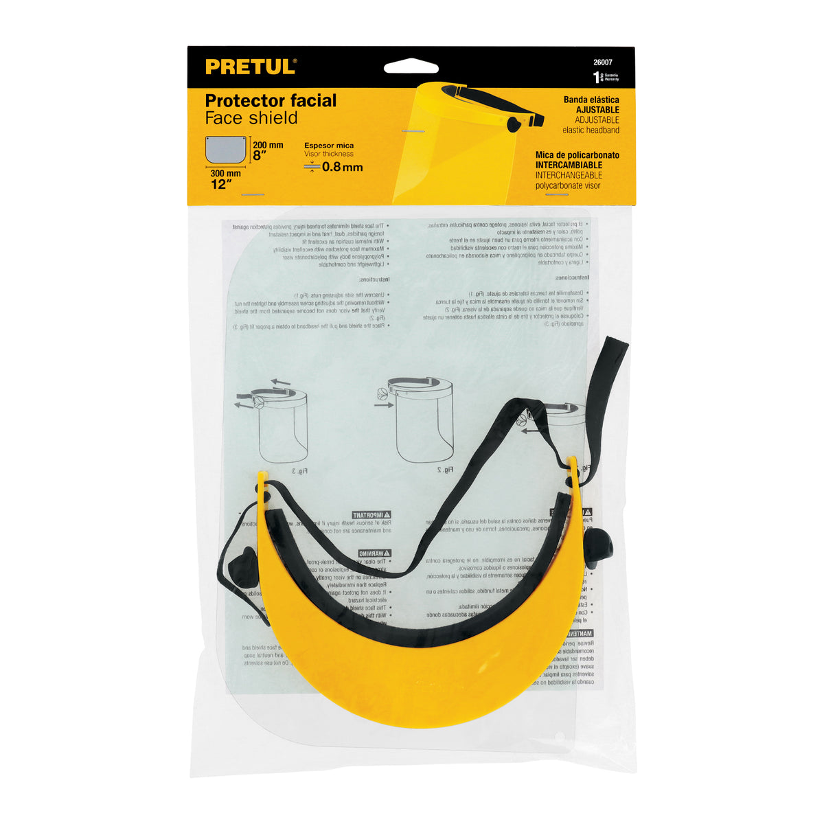 Protector facial, Pretul