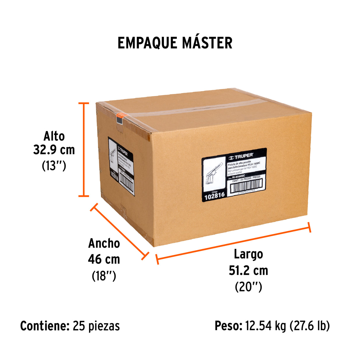 Pistola para HILA-1600C, Truper