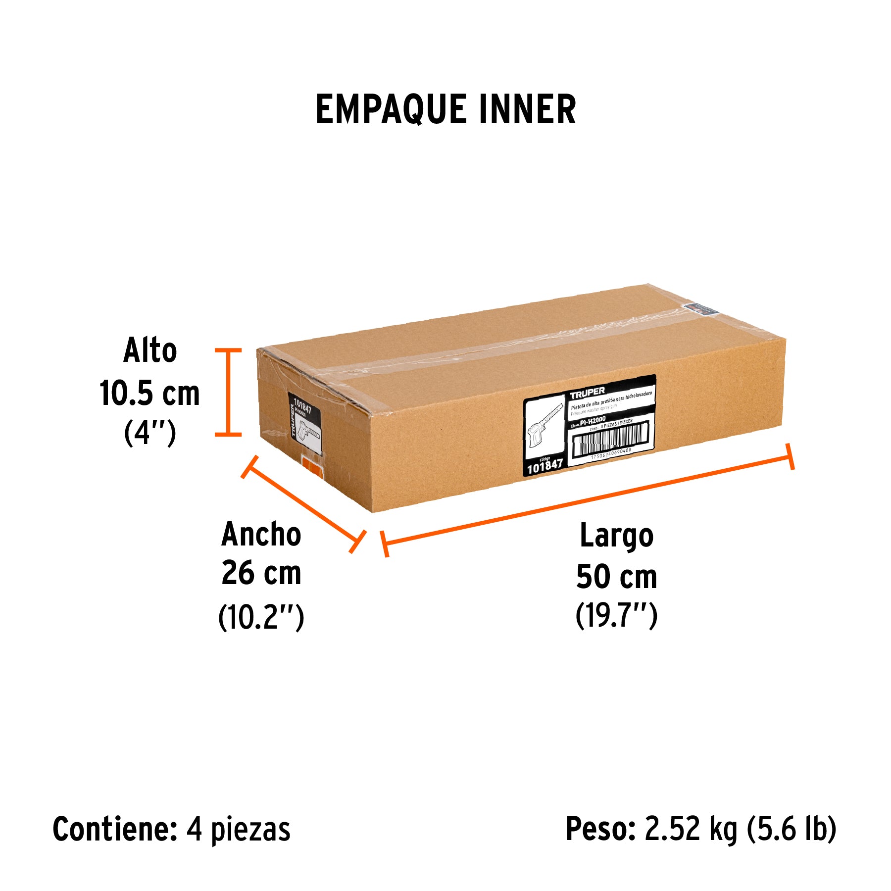 Pistola para HILA-2000, Truper