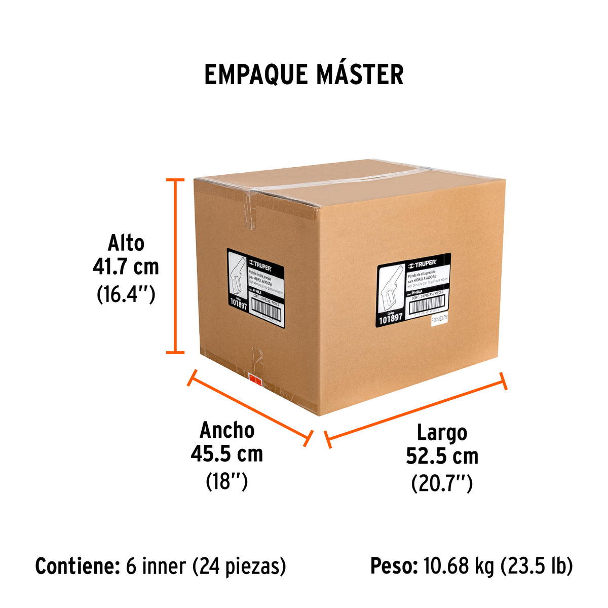 Pistola para HILA-1500/HILA-1800, Truper