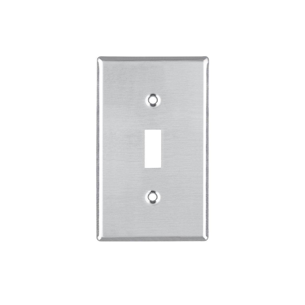 Placa de Acero Inox. para interruptor vertical, Standard