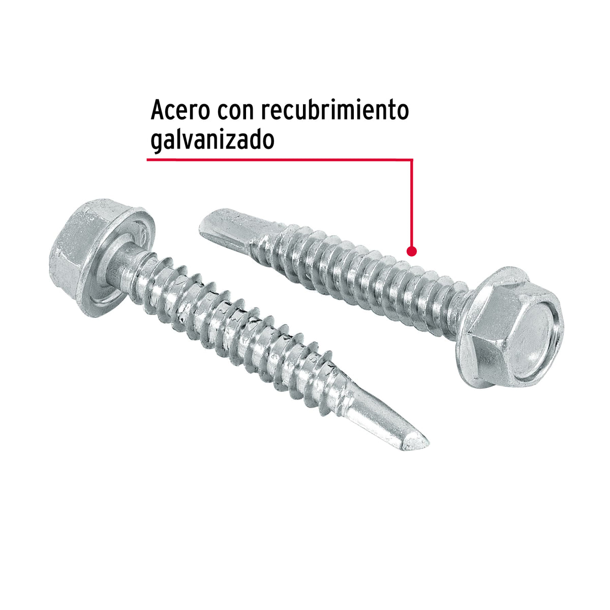 Pijas punta de broca, 1-1/2", caja con 50 pzas