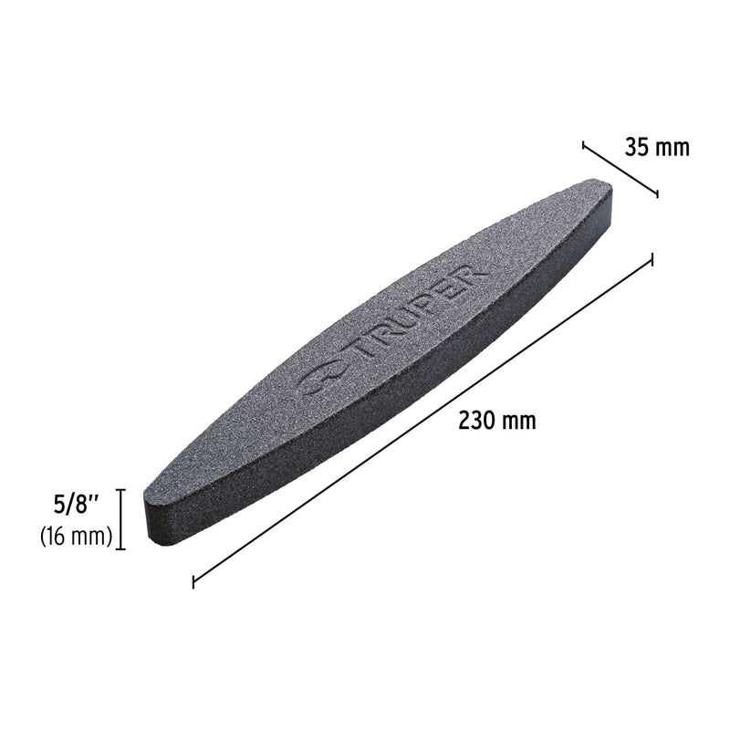 Piedra para guadaña 220 x 35 x 16mm, grano 150