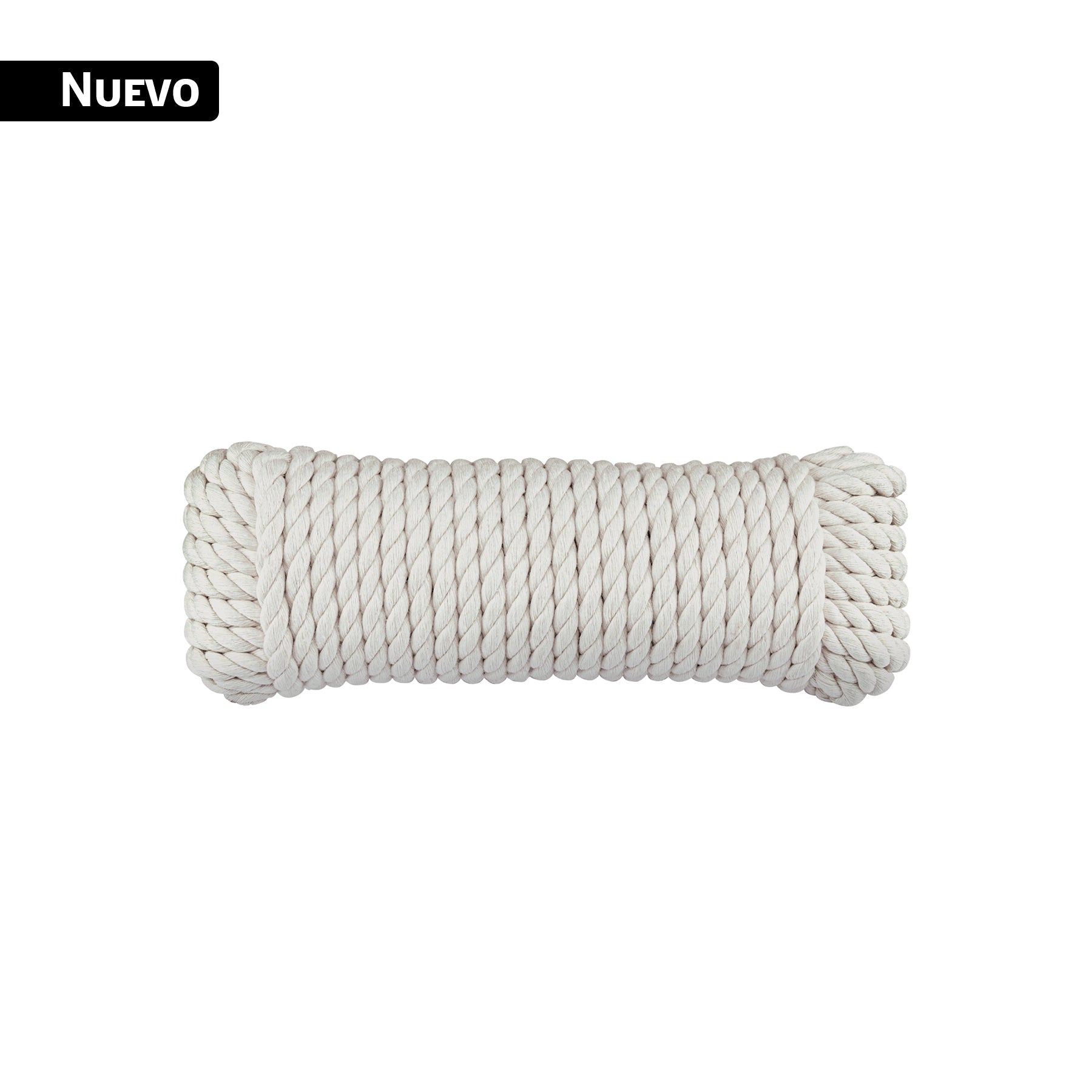 Piola de Algodón de 10 mm x 15 m natural, FIERO