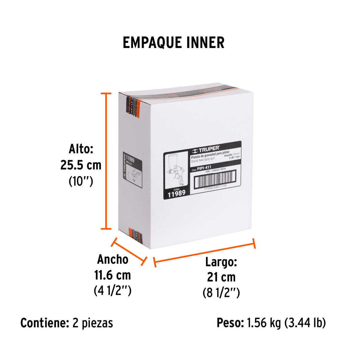 Pistola p/pintar gravedad LVMP,vaso aluminio, boquilla 1.0mm