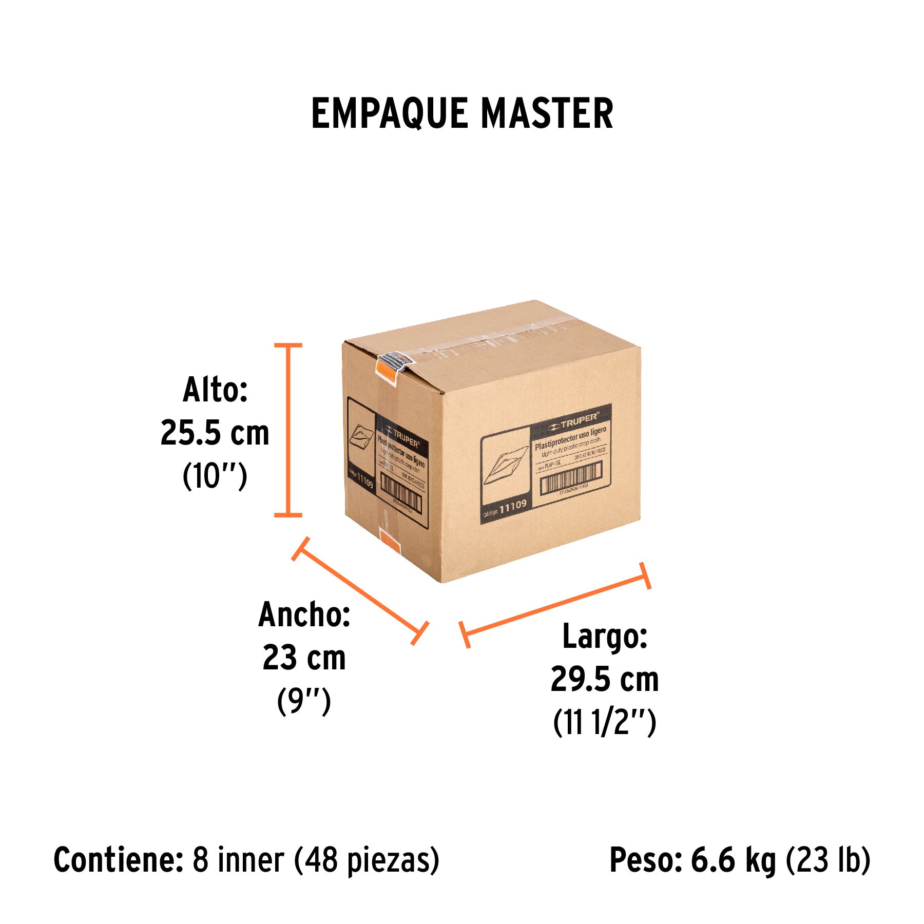 Plastiprotector 15 m, uso ligero