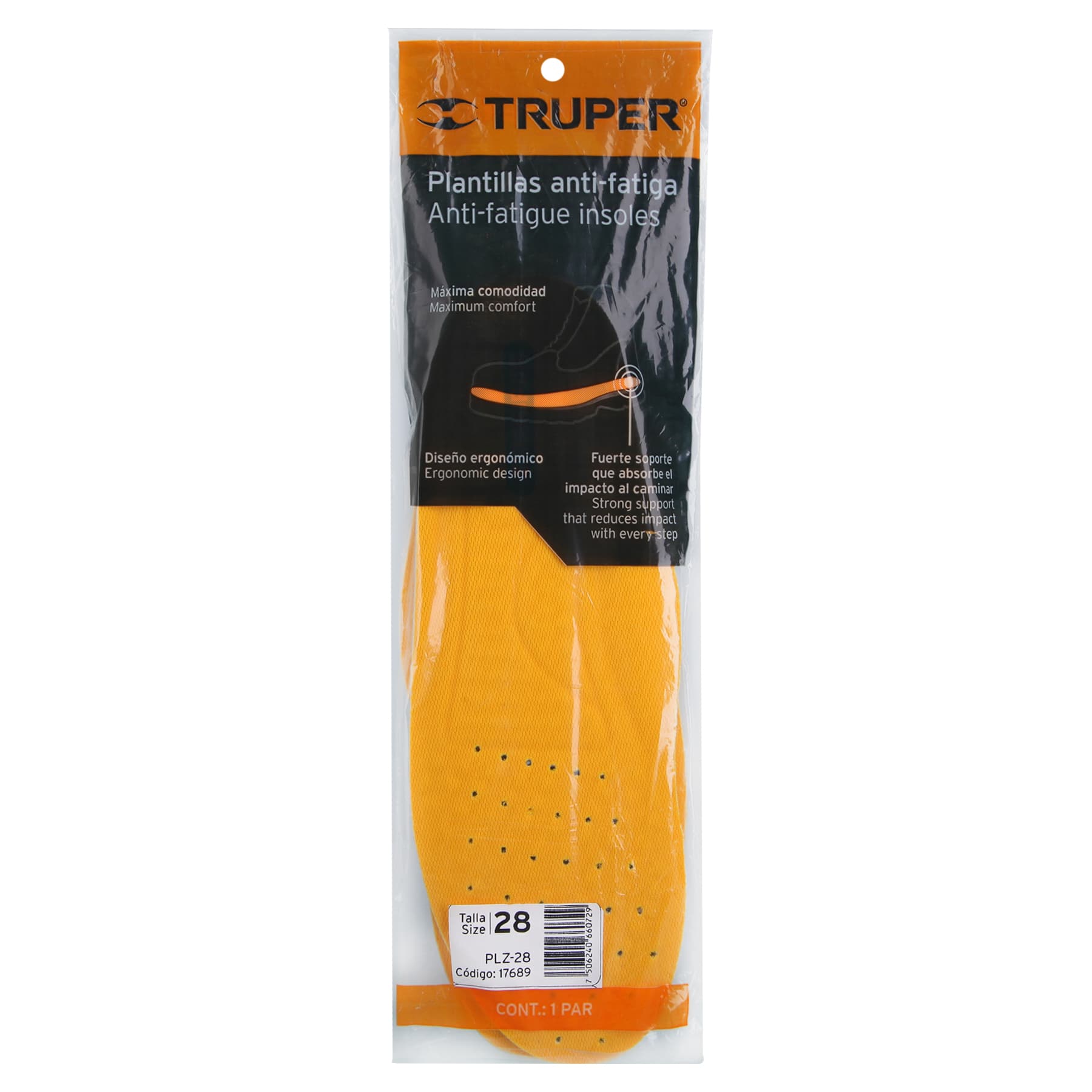 Plantillas de poliuretano para zapato talla 28