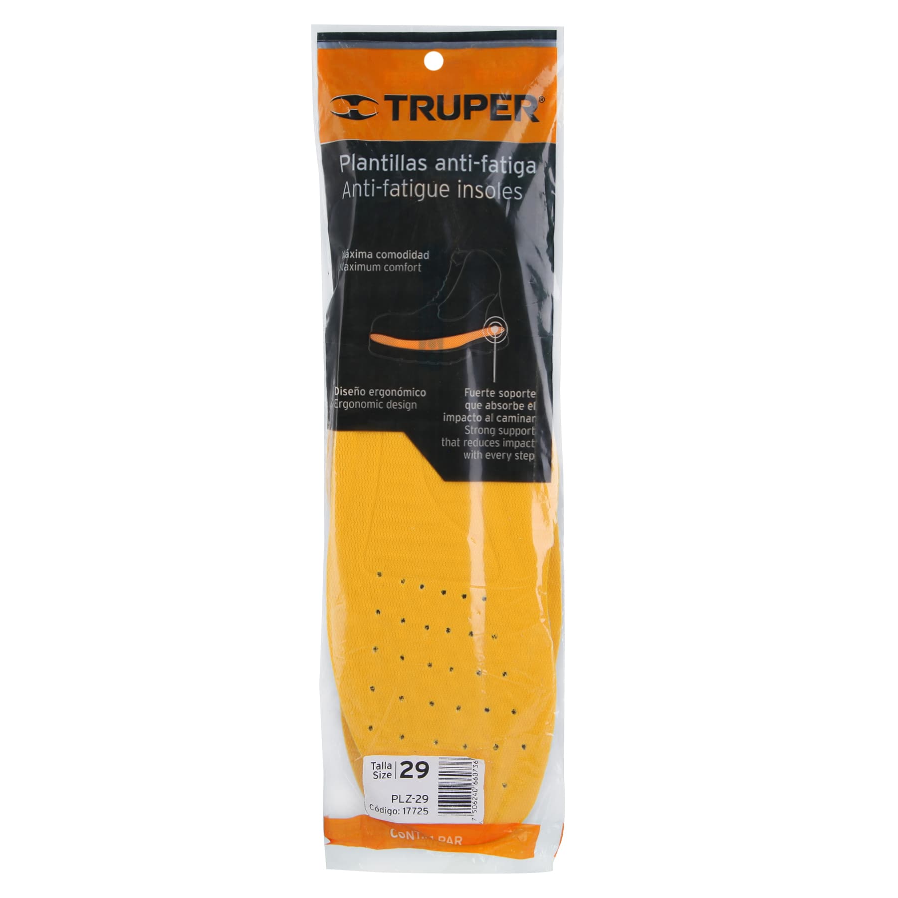 Plantillas de poliuretano para zapato talla 29