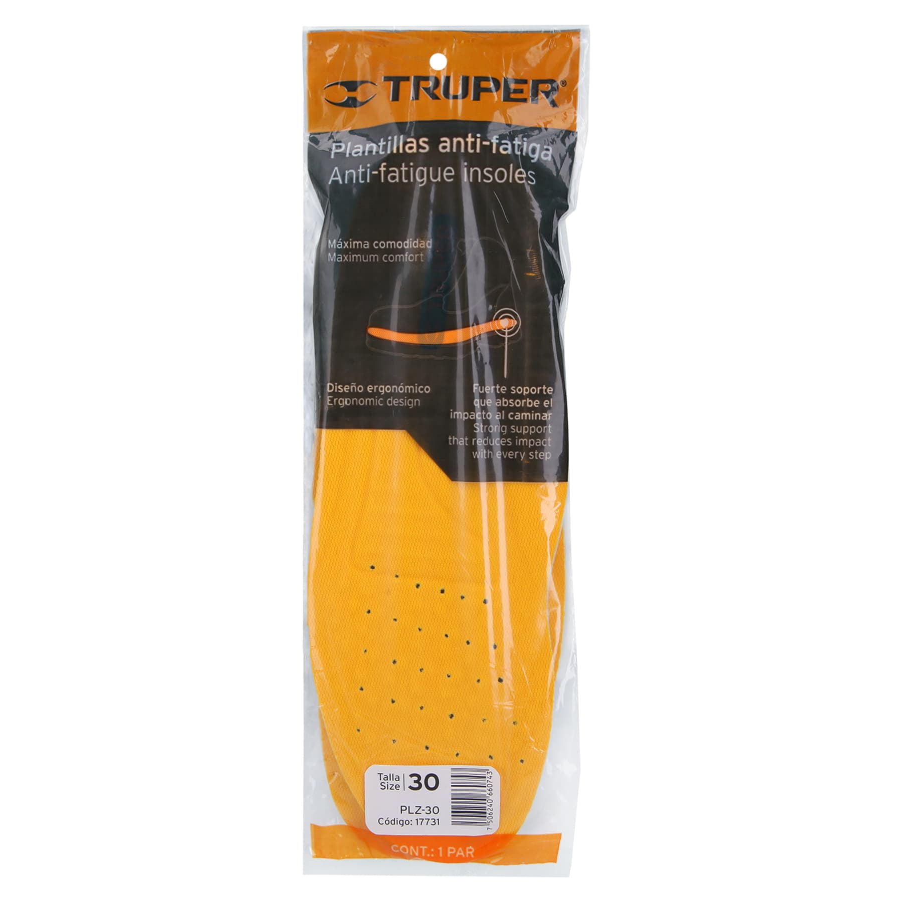 Plantillas de poliuretano para zapato talla 30