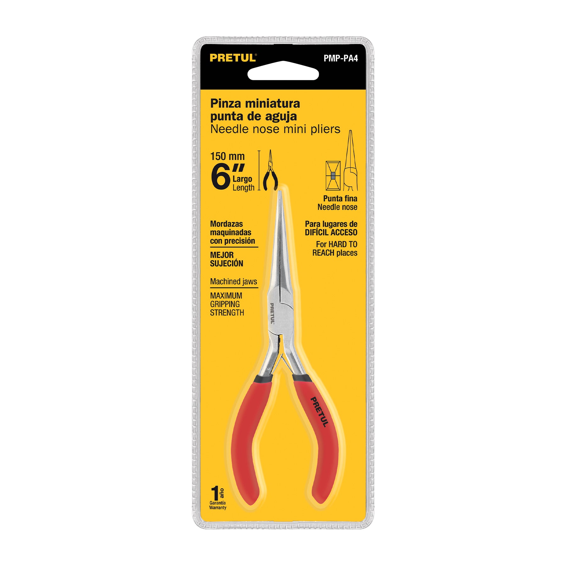 Pinza de punta de aguja 6", Pretul