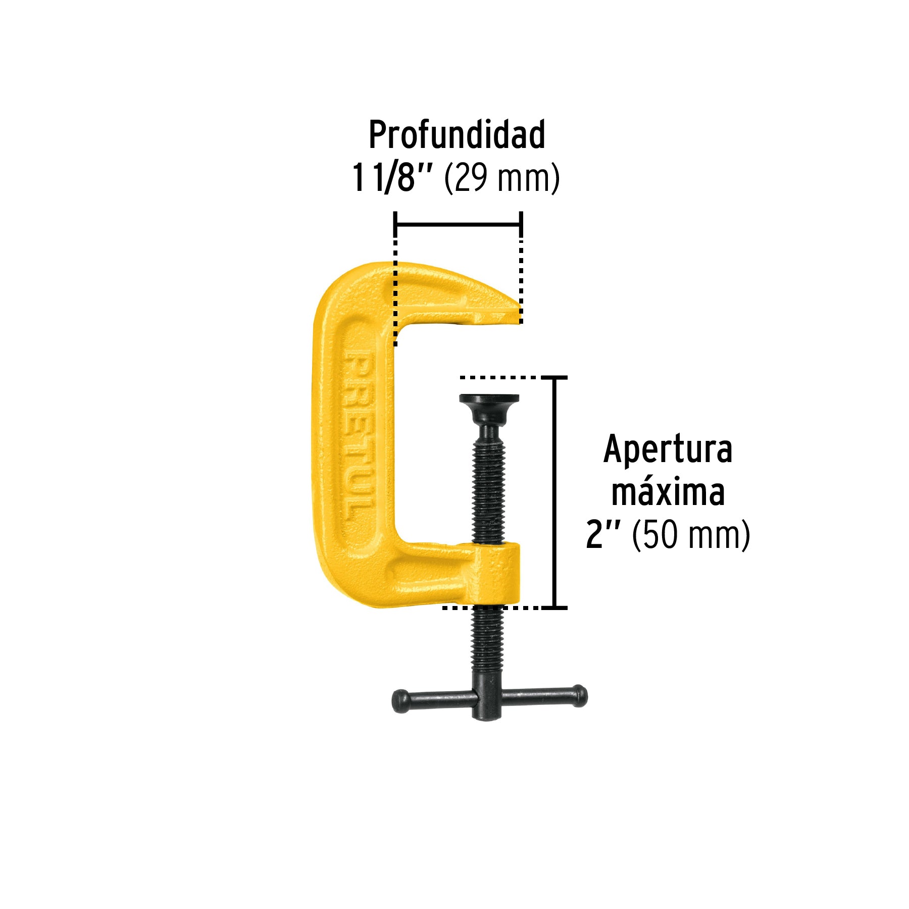 Prensa de hierro nodular, 2", Pretul