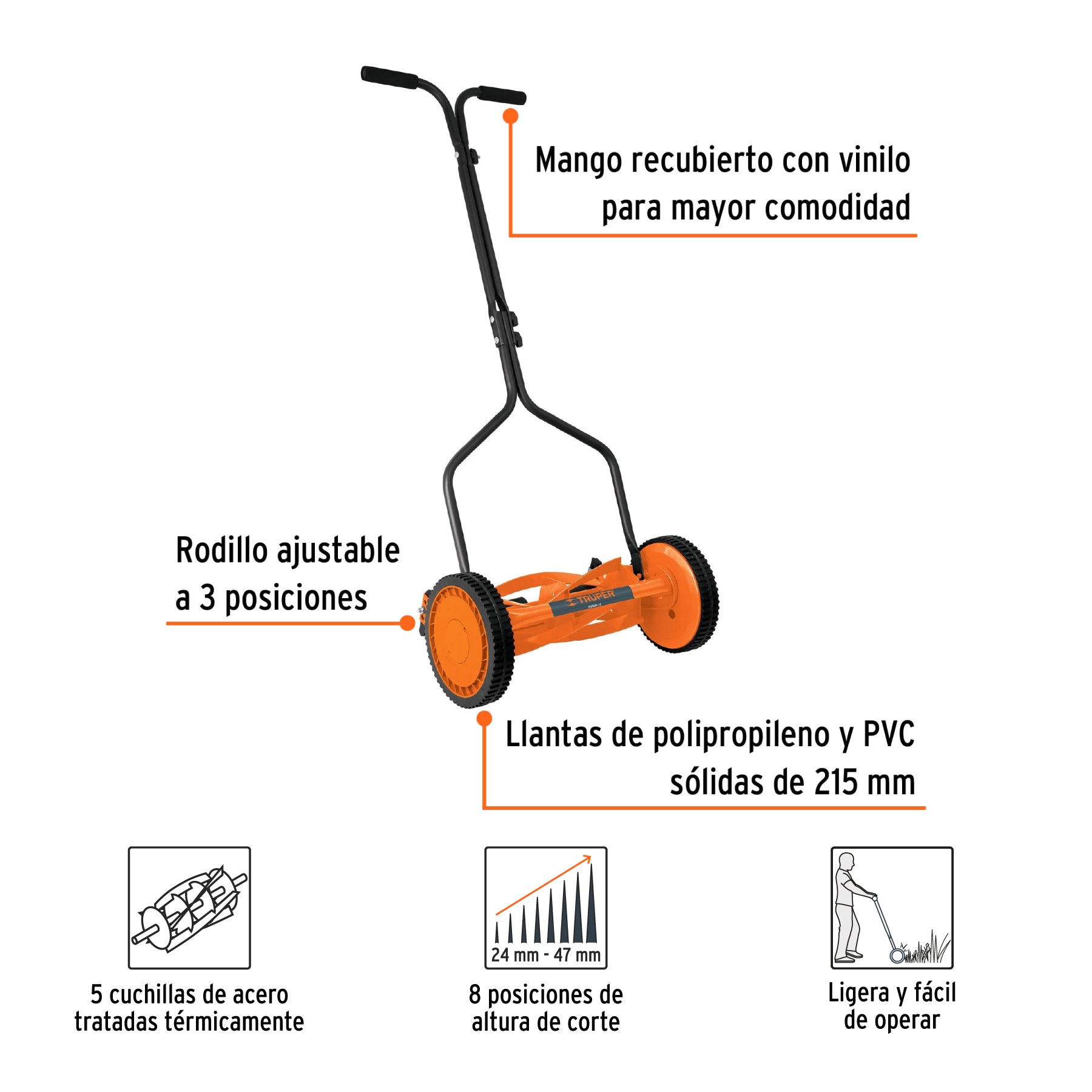 Podadora manual de 14"