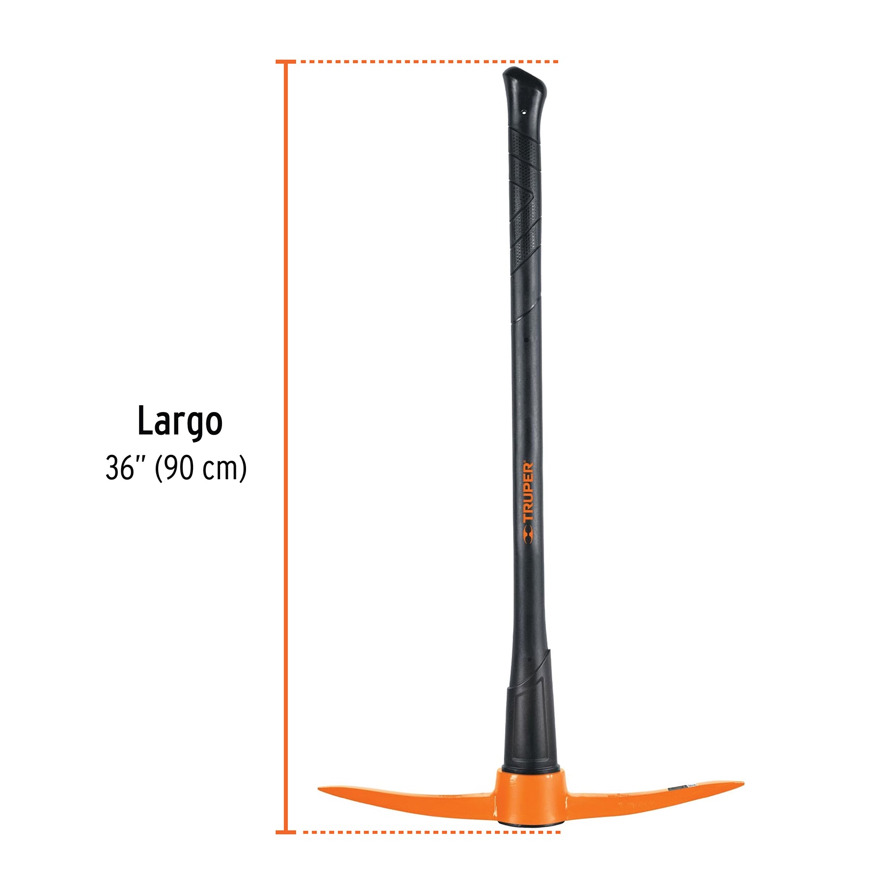 Pico-pico 5 lb, mango fibra de vidrio 36', Truper