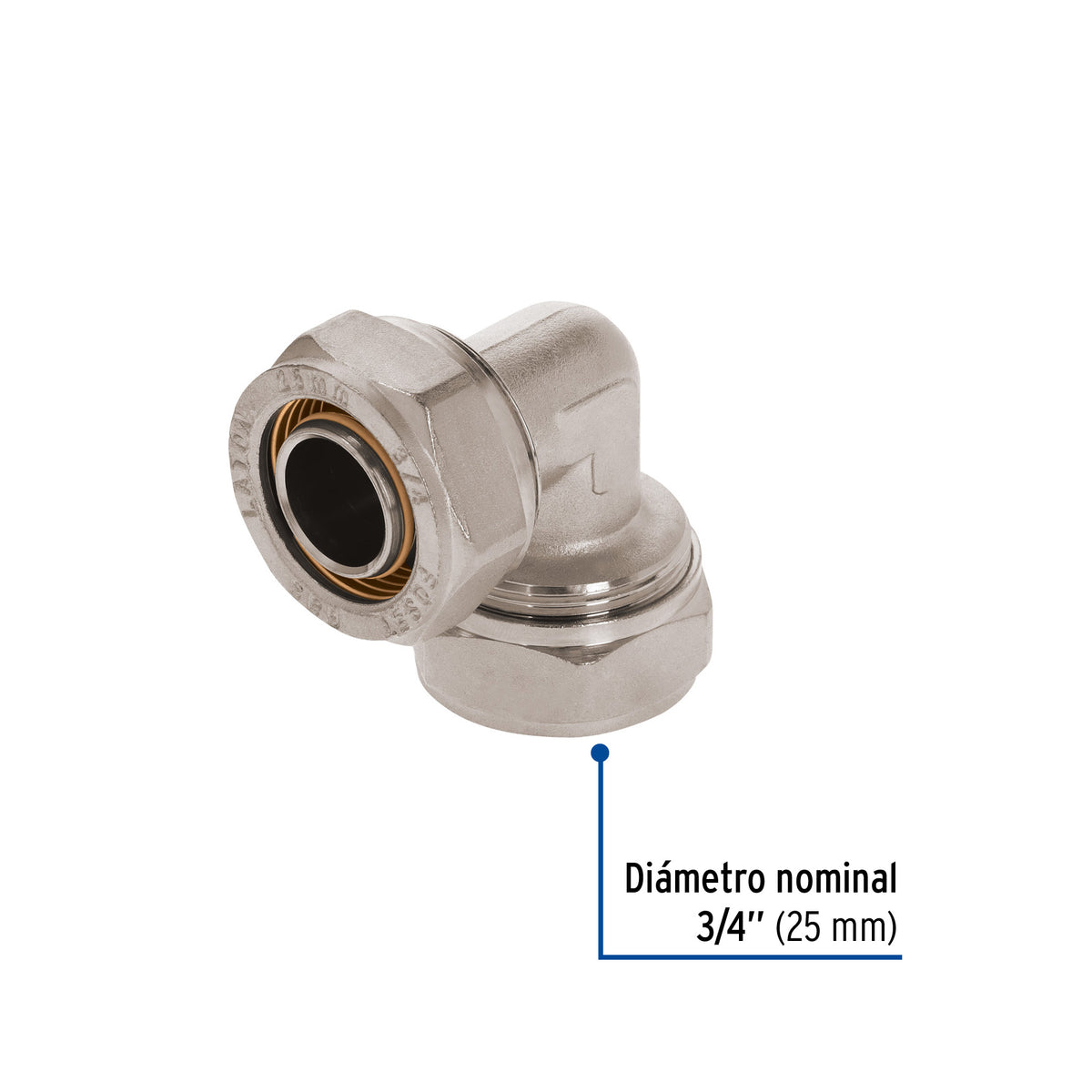 Codo 90° para PEALPE, 3/4', Foset